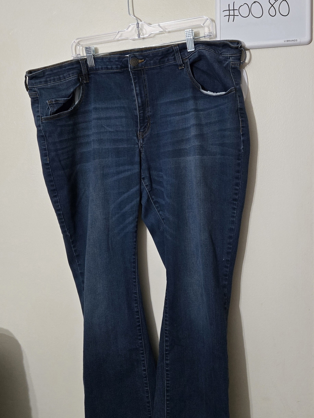 SO Size 22 Women's Dark Blue Boot-Cut Jeans #0080
